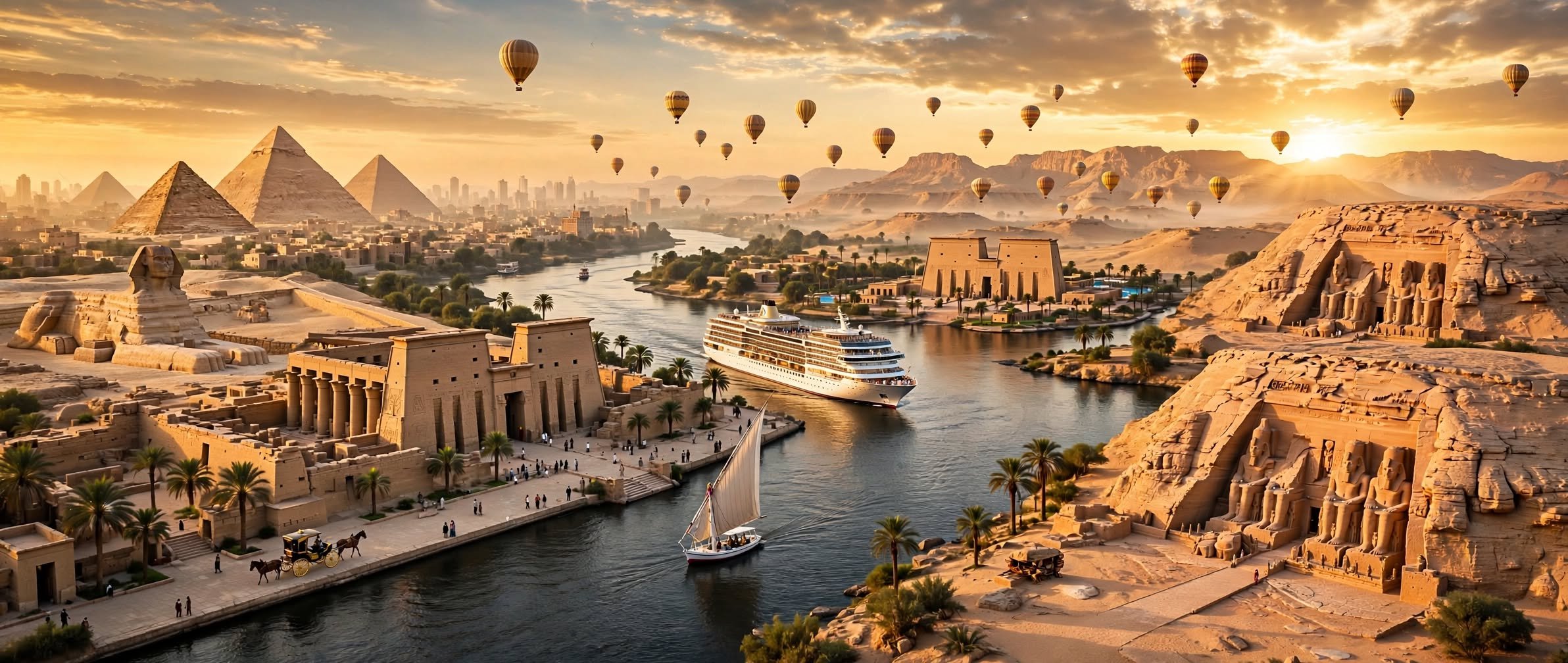 8 DAYS ( CAIRO - CRUISE ( ASWAN-LUXOR ) - CAIRO ) WITHOUT ABU SIMBEL