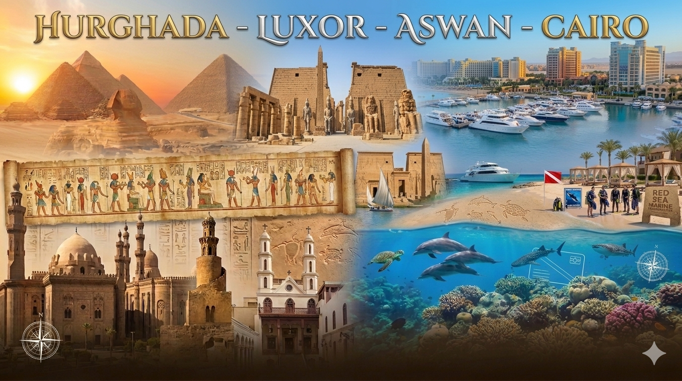 11 DAYS ( HURGHADA - LUXOR - ASWAN - CAIRO )